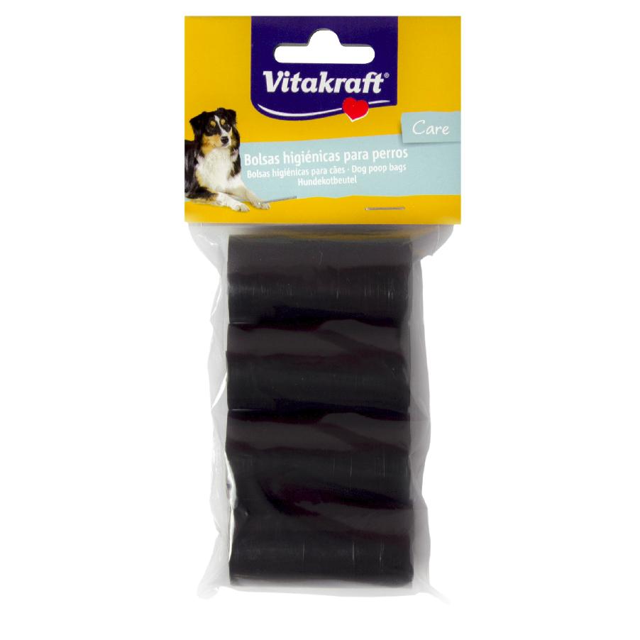 Vitakraft Sacs pour crottes de chien, recharge pour distributeur, 80 sacs - 4 rouleaux
