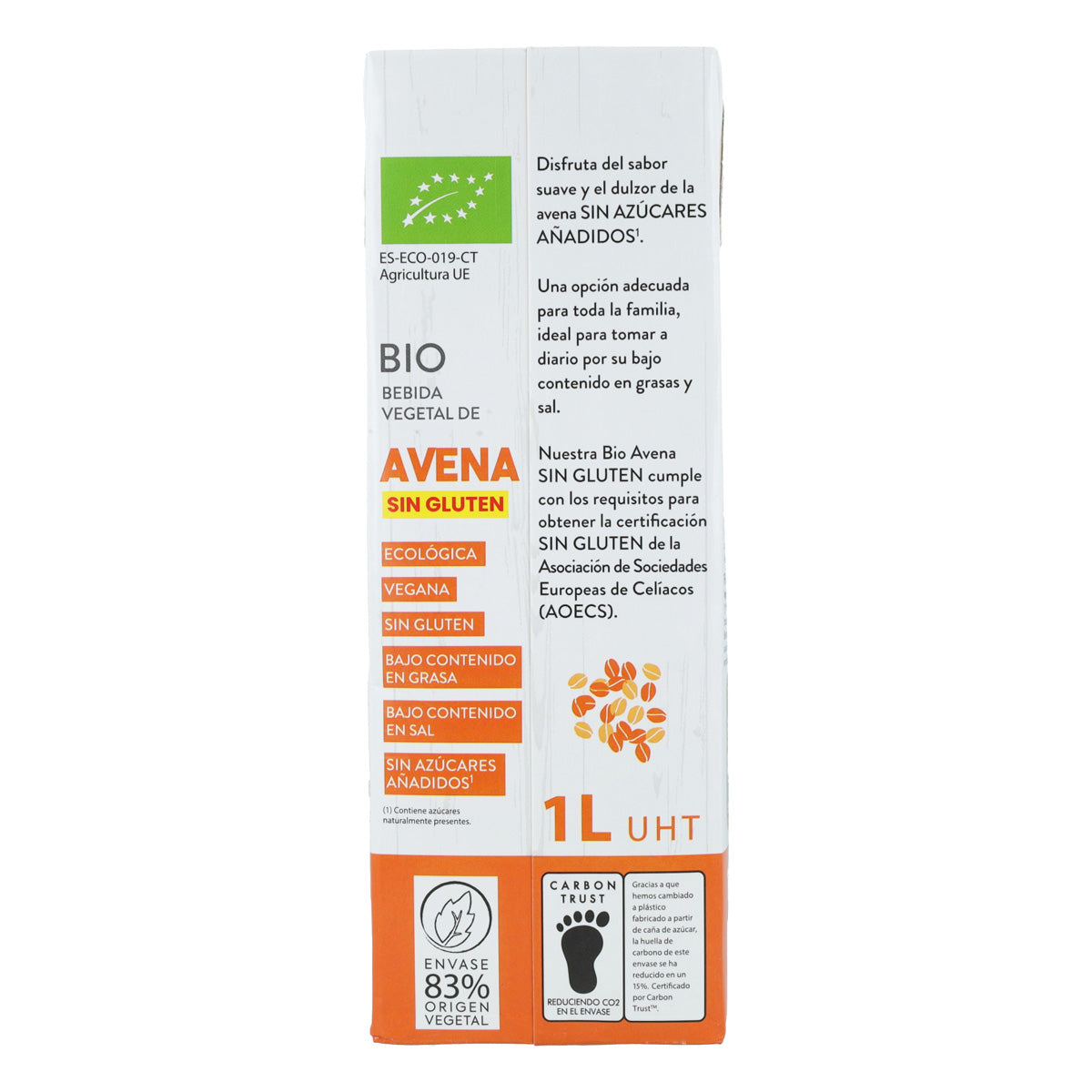 6x glutenvrije haverdrank Bio Sol Natural 1 l