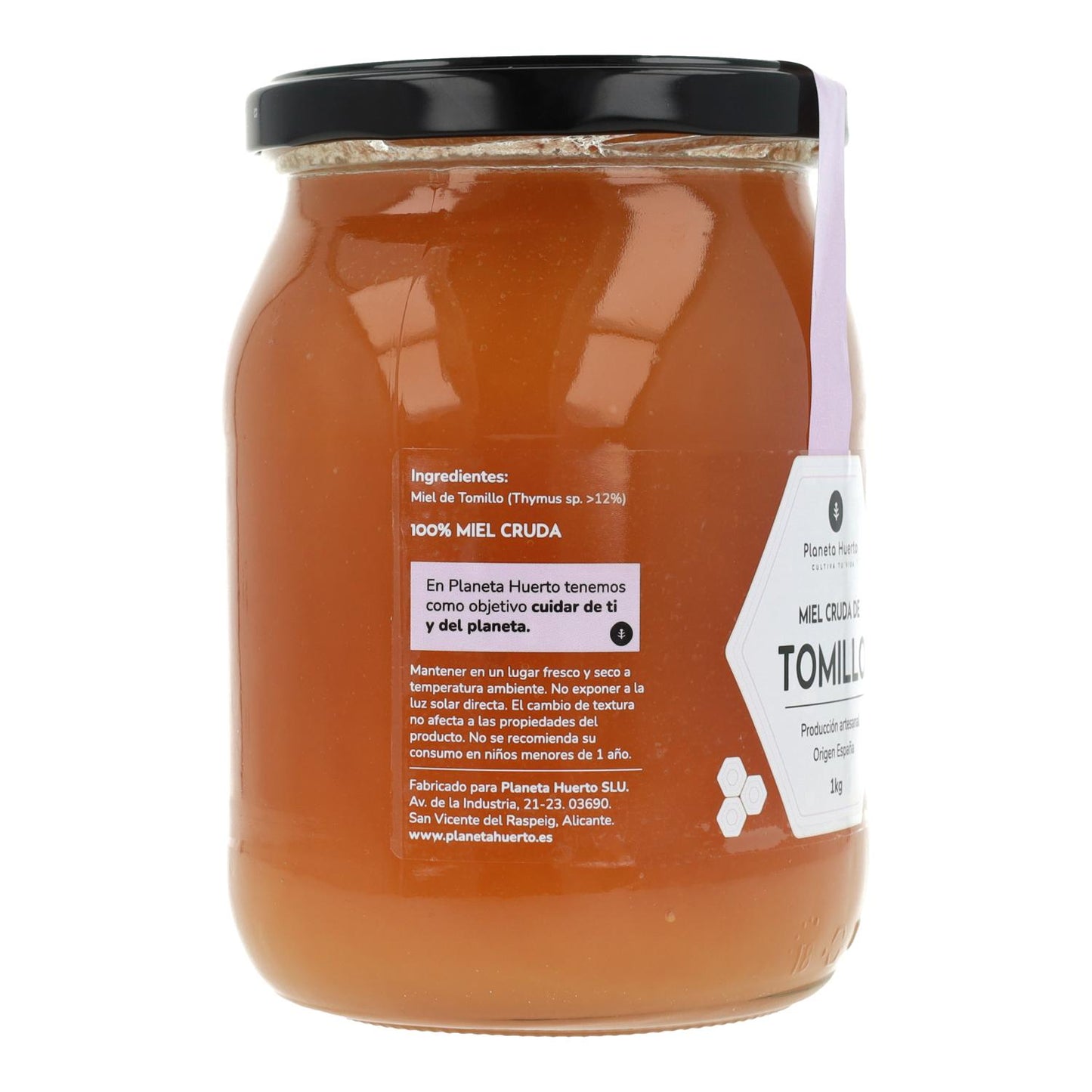 Rå timjan honung Planeta Huerto 1 kg