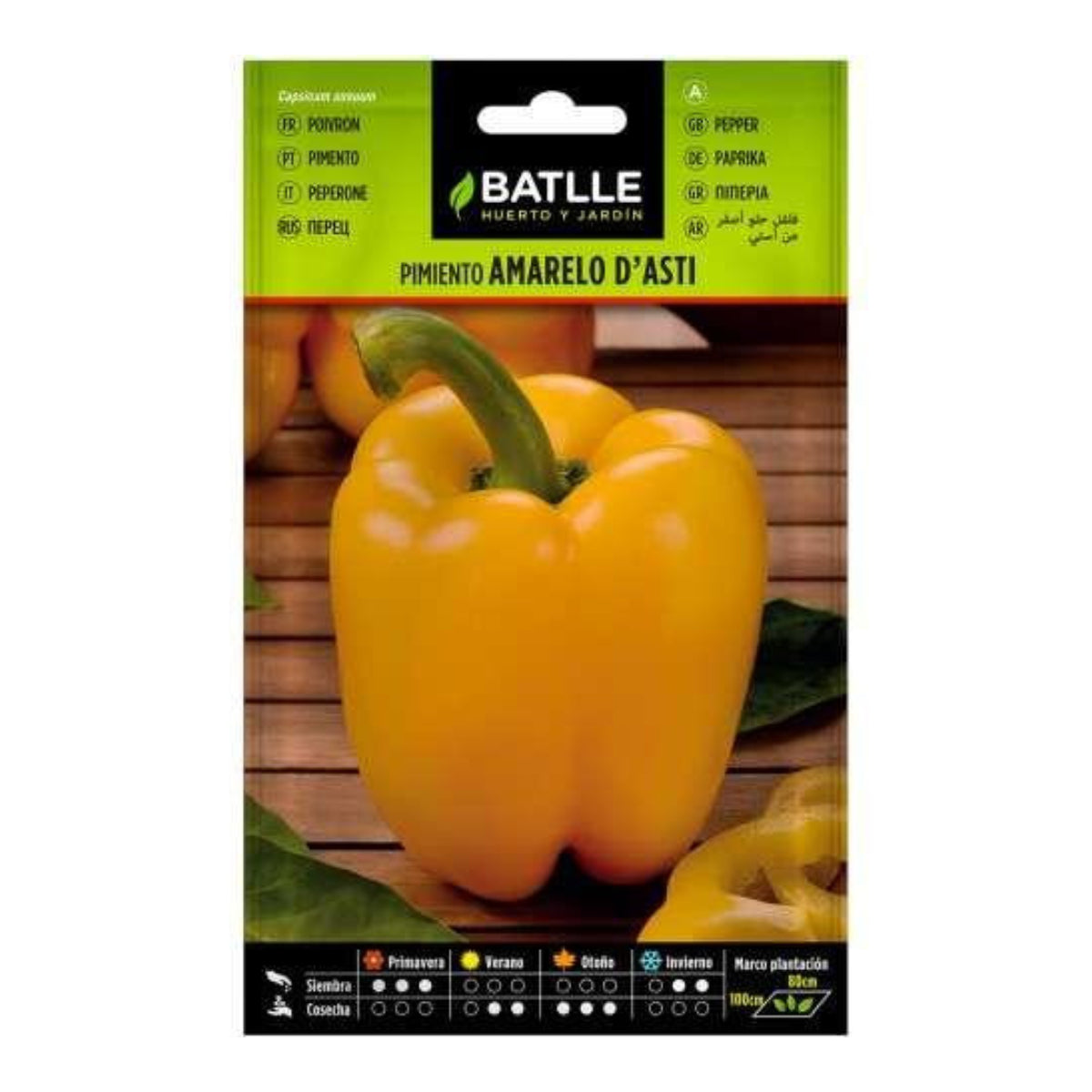 Batlle Asti Yellow Pepper Seeds