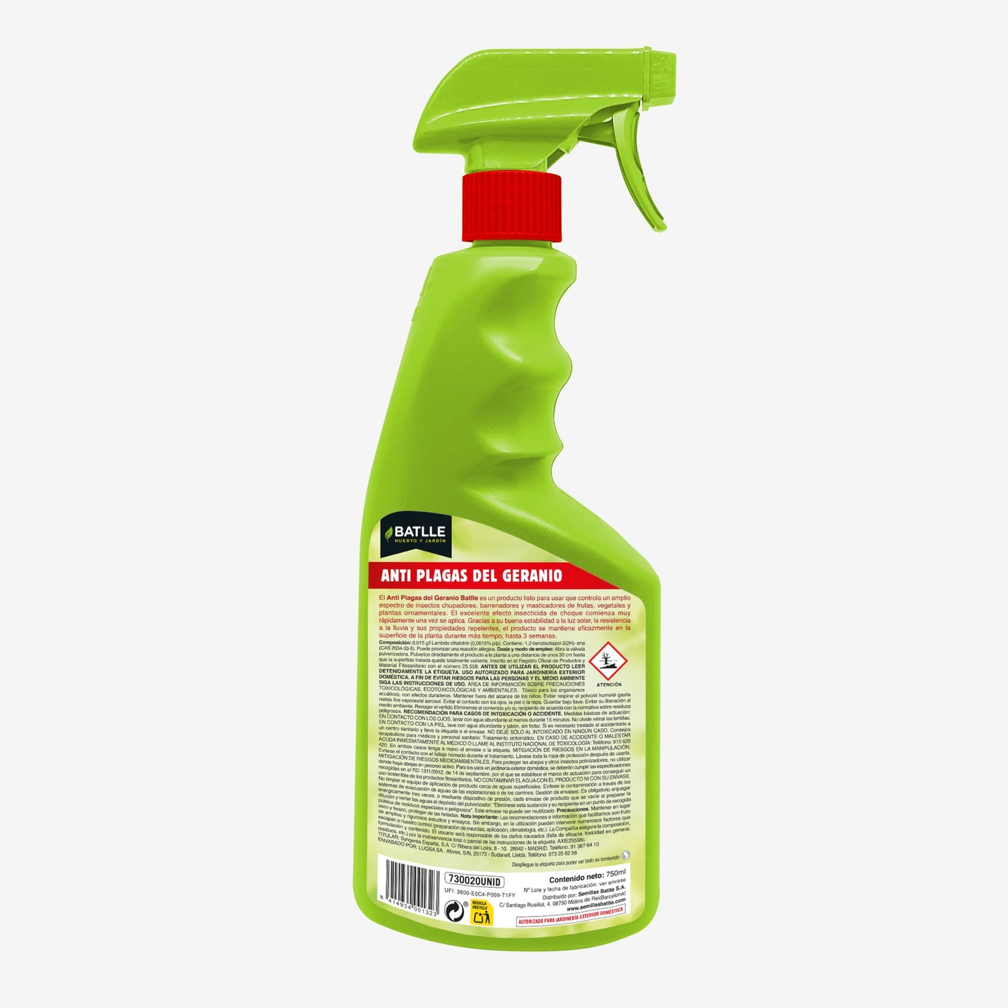Ready-to-use Geranium Pest Insecticide 750 ml Batlle