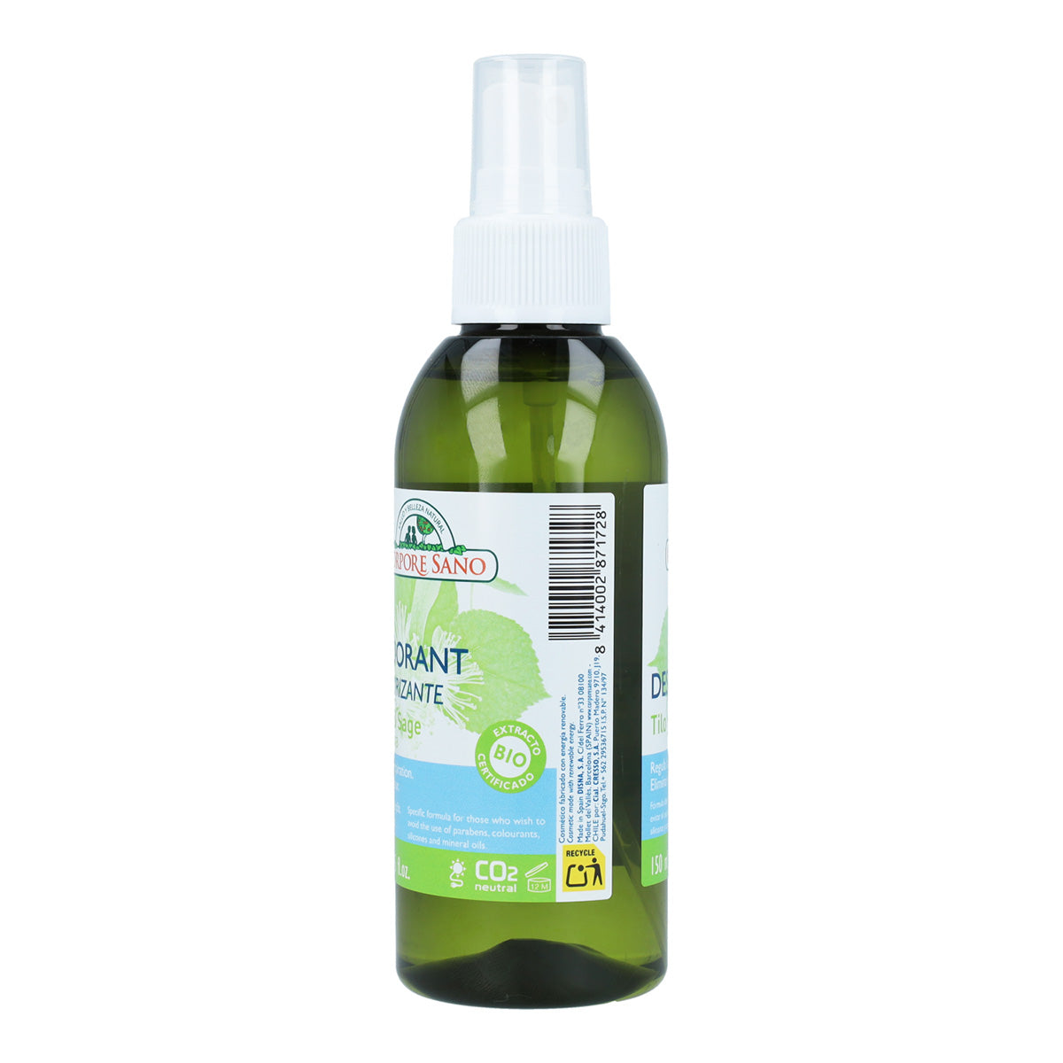 Confezione da 5 deodoranti al tiglio e salvia Corpore Sano 150 ml