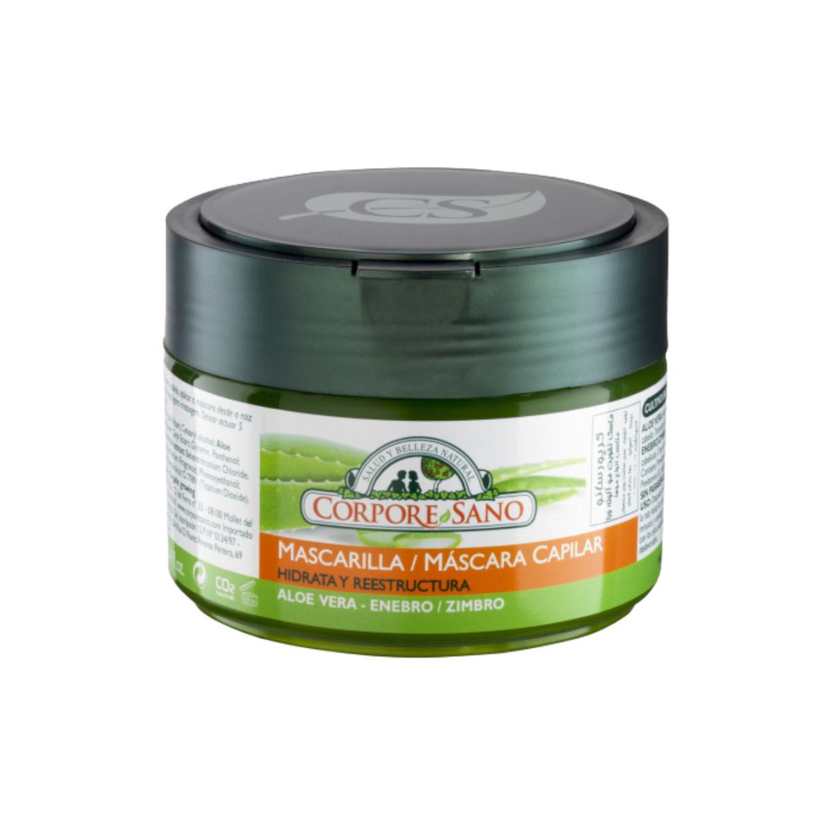 Reparierende Haarmaske mit Aloe Vera und Wacholder-Extrakt, Corpore Sano 250 ml