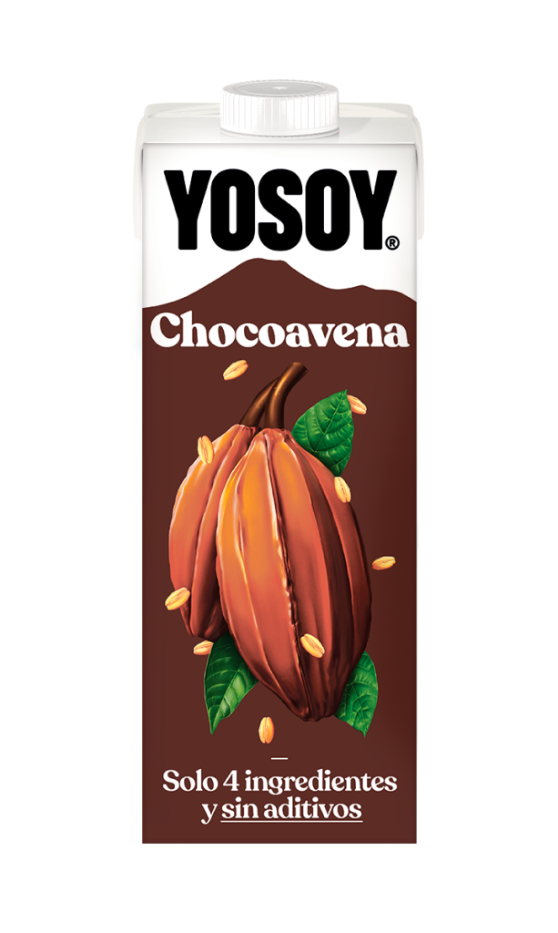 Pack de 6 boissons au chocolat et à l'avoine YOSOY 1 L