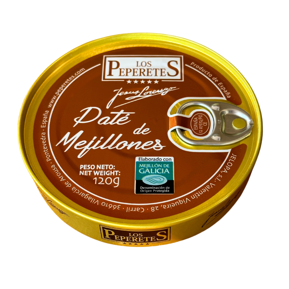 Los Peperetes Muschelpastete 120g