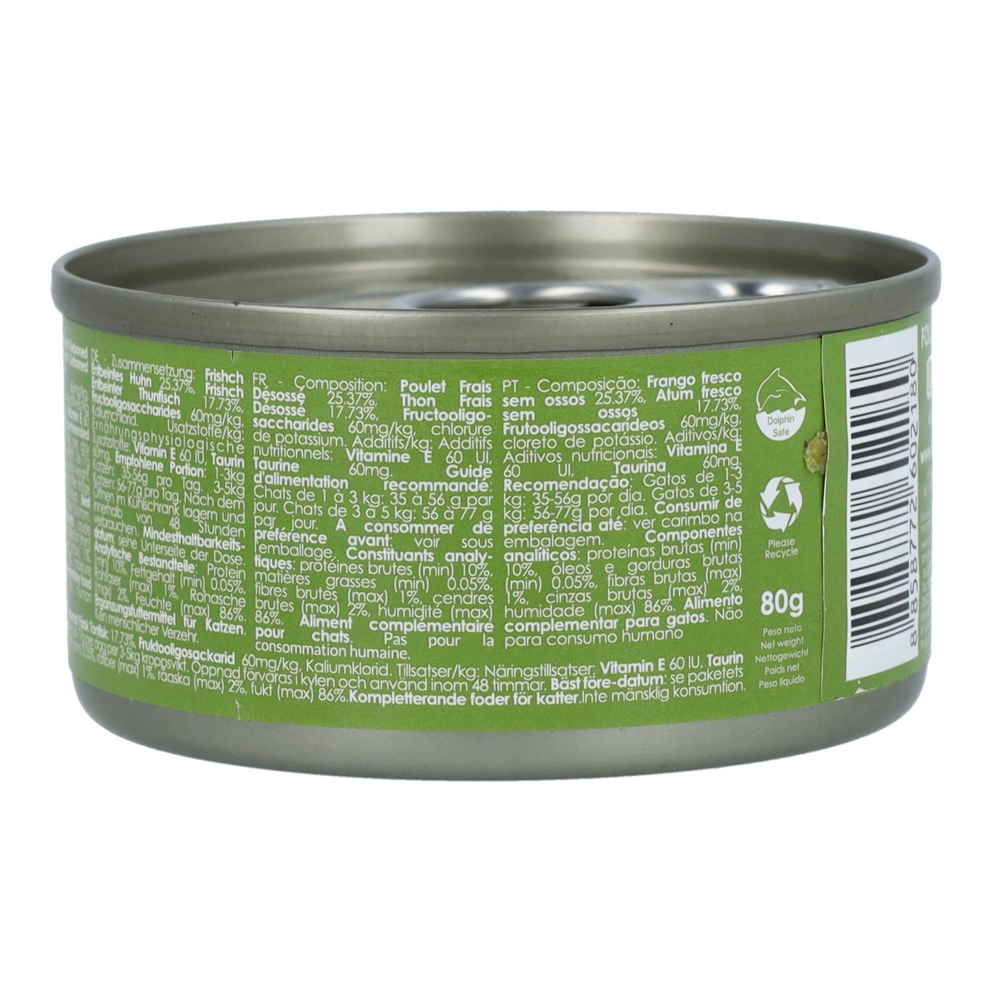 Kit Cat Tuna & Chicken Toppers 80 g Wet cat food in jelly