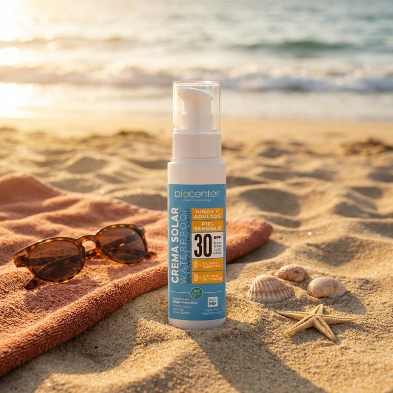 Ekologiczny, wegański spray do opalania z wysoką ochroną UVA SPF 30, bez nanocząsteczek 125 ml