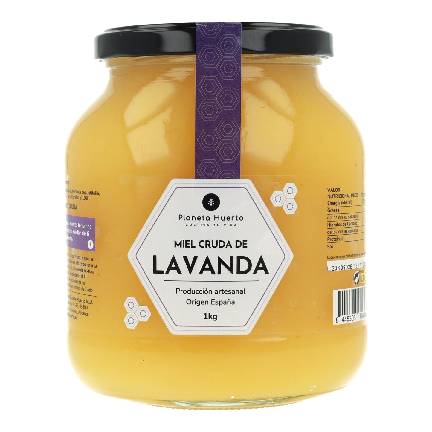 Roher Lavendelhonig Planeta Huerto 1 Kg