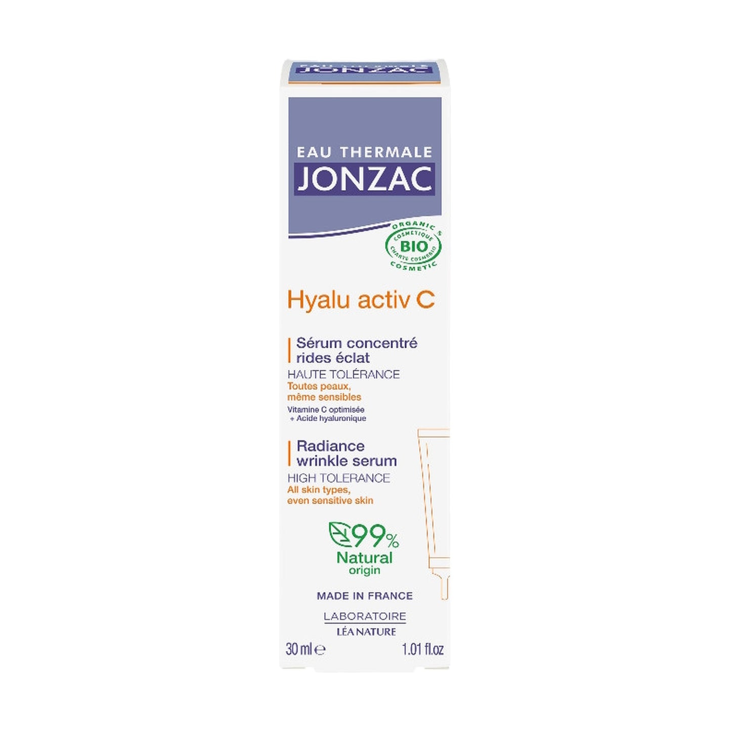 Hyaluronic acid + Vitamin C serum Eau Thermale JONZAC 30 ml