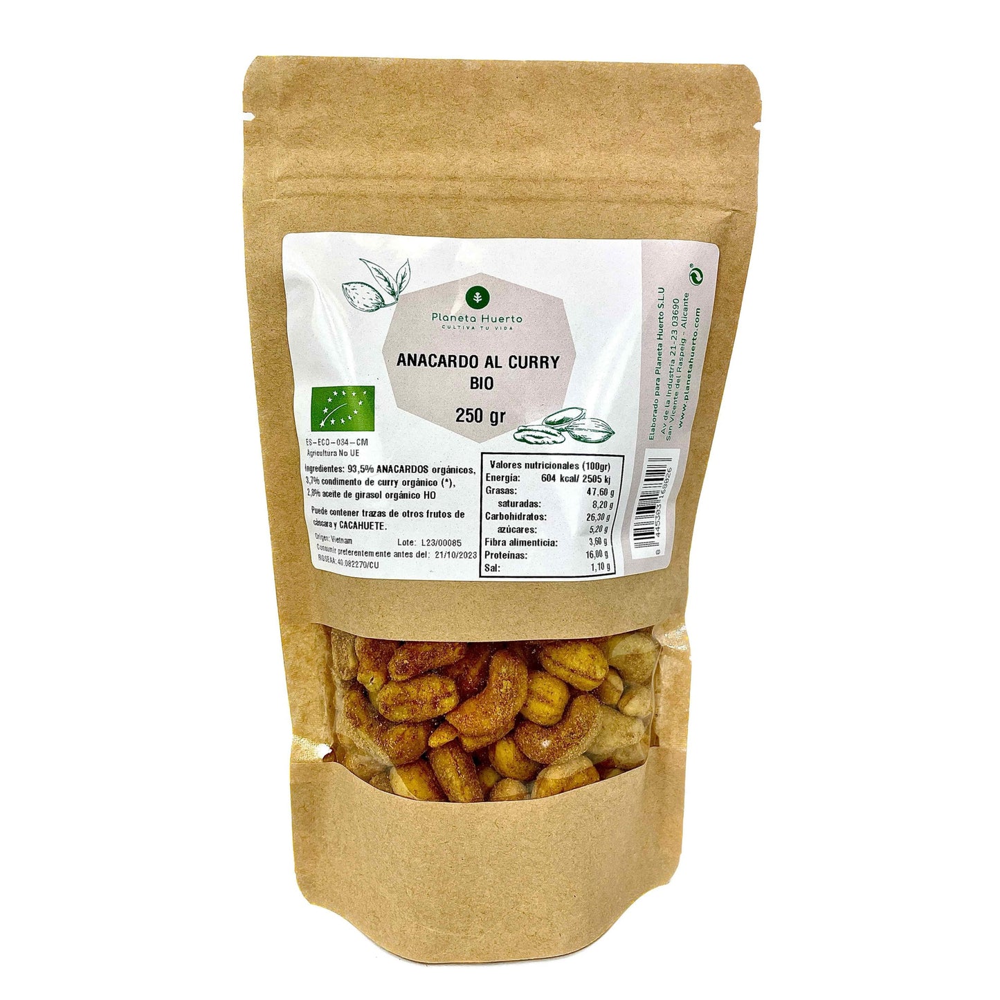 Cashewnuss-Curry ECO Planeta Huerto 250 g