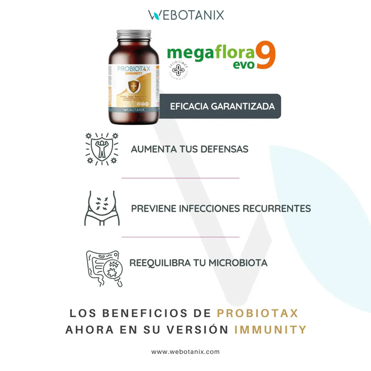 Probiotax Immunity Defences WeBotanix 45 capsules