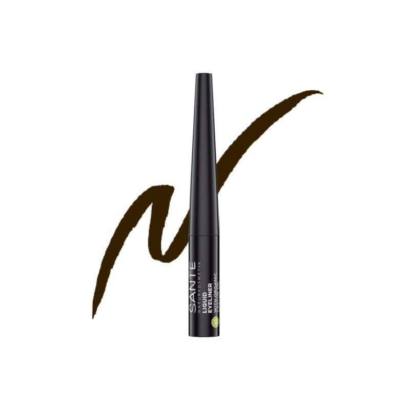 Flüssiger Eyeliner 02 Coffe, Sante 3,5 ml