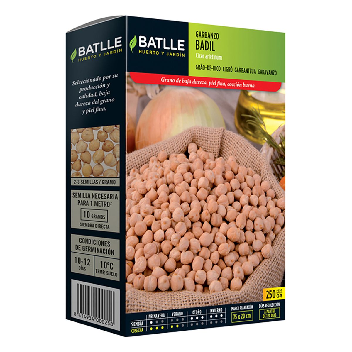 Graines de pois chiches Badil 250 g Batlle