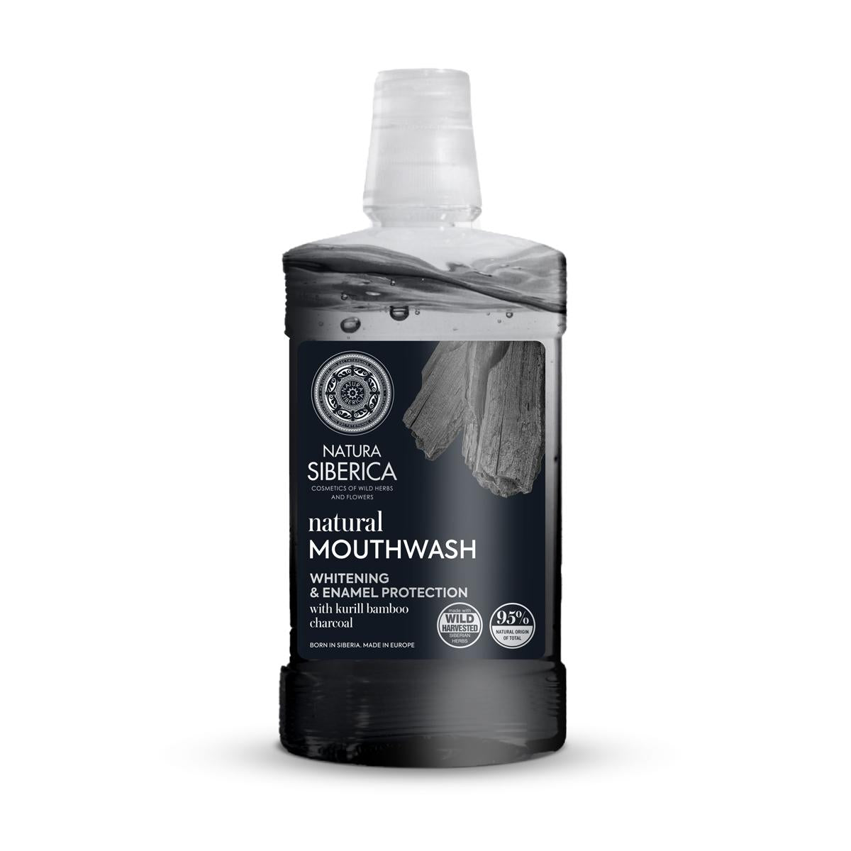 Natura Sibérica Natural Bamboo Charcoal Mouthwash 520 ml