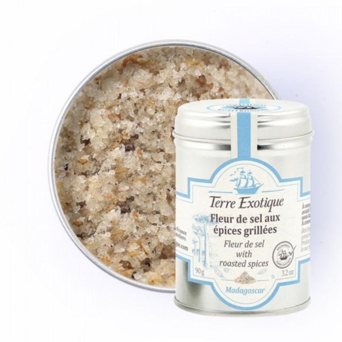 Fleur de sel parfumée aux épices grillées Terre Exotique 90g