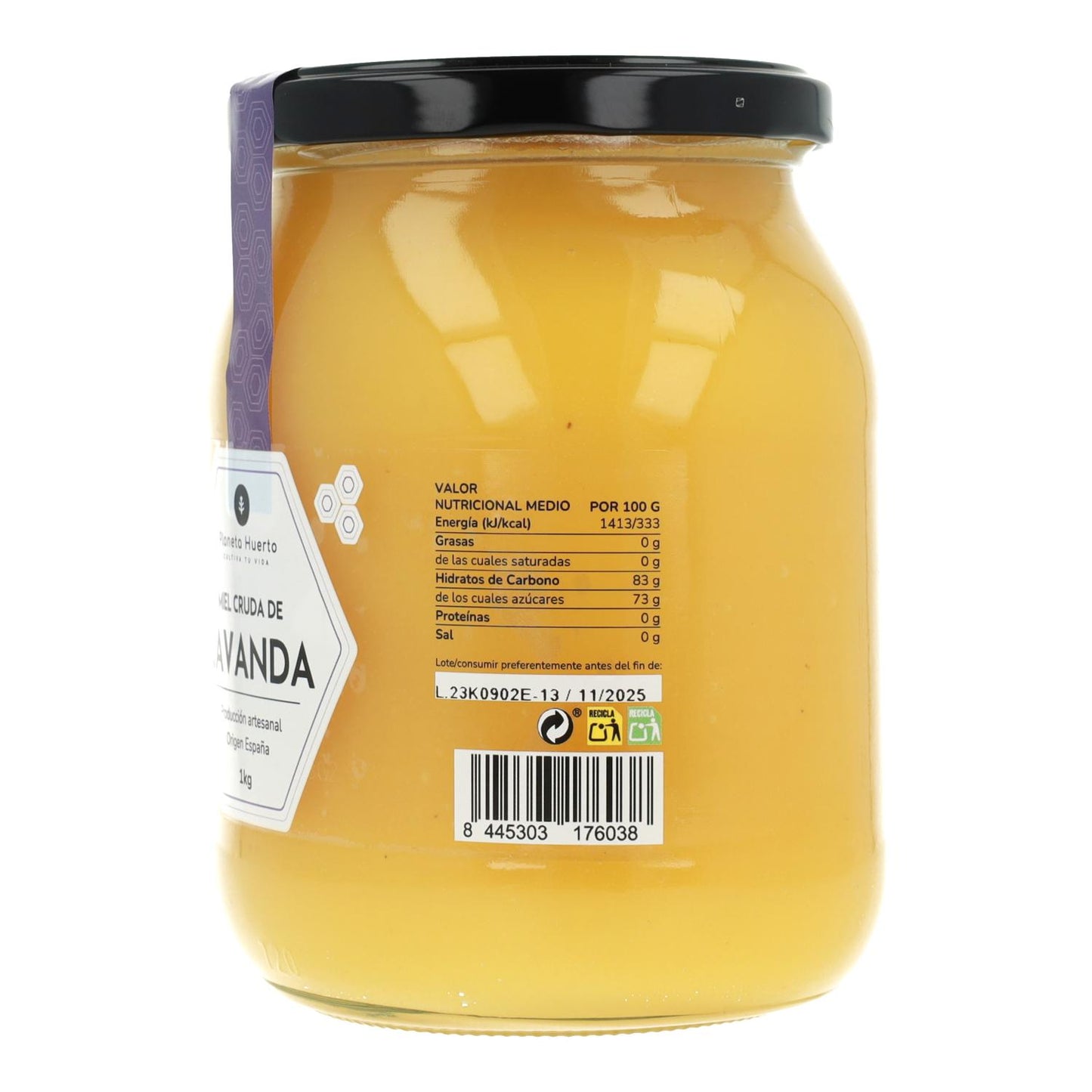 Roher Lavendelhonig Planeta Huerto 1 Kg