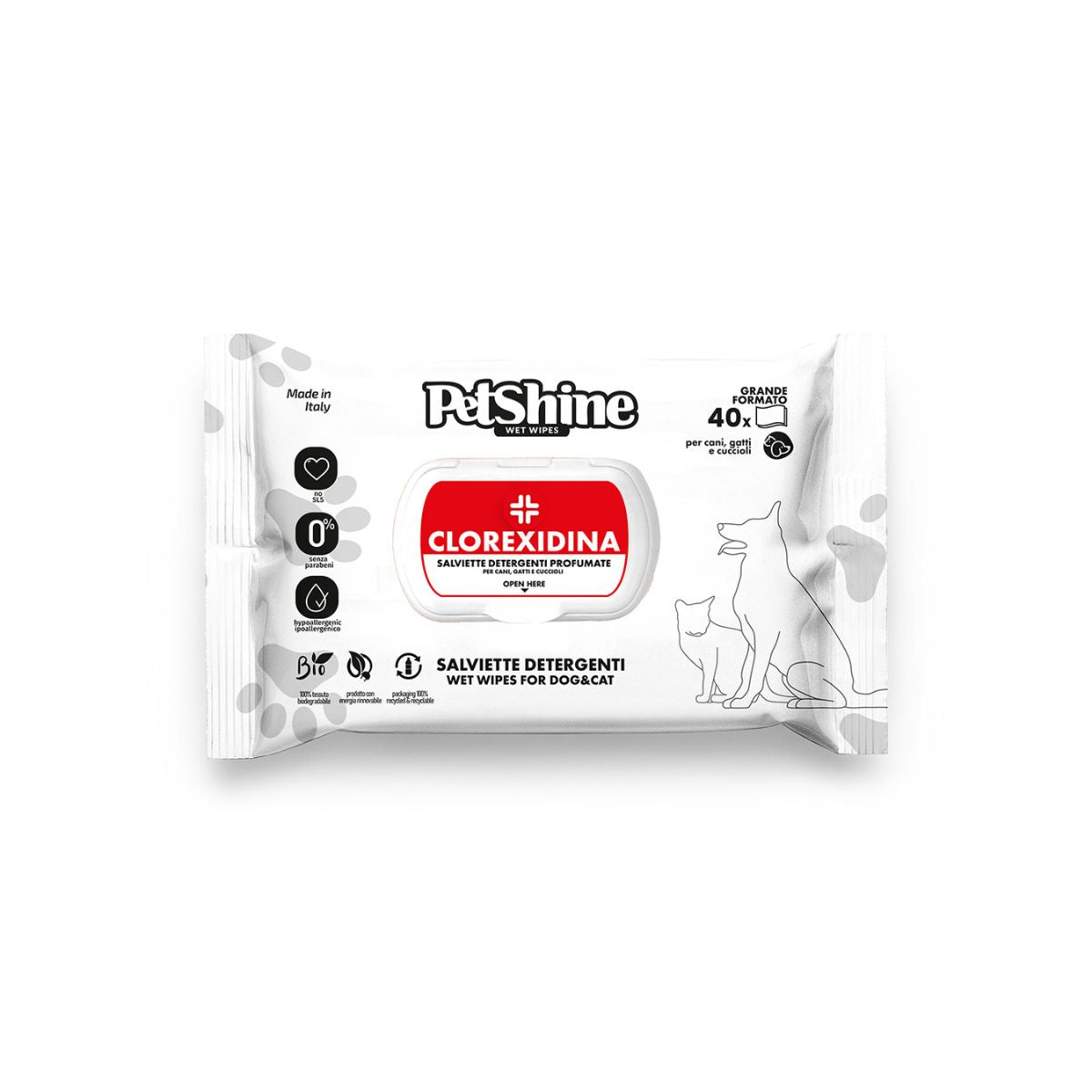 Dog/Cat Hygiene Wipes, Chlorhexidine Trixie, 40 units