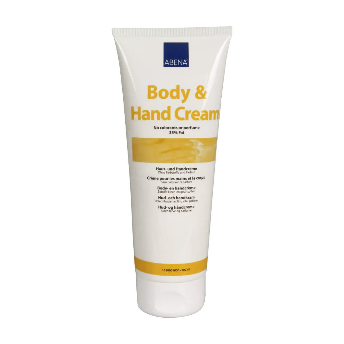 Crème pour le corps et les mains 35 % lipides Abena 200 ml