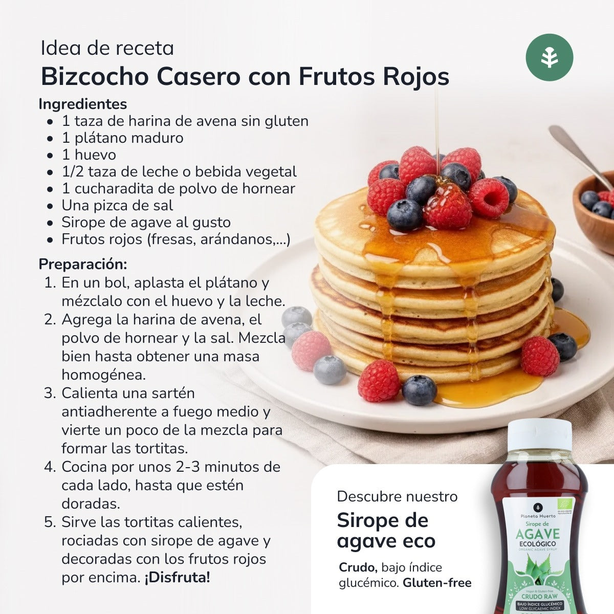 Farina d'avena integrale senza glutine Eco Planeta Huerto 5 Kg
