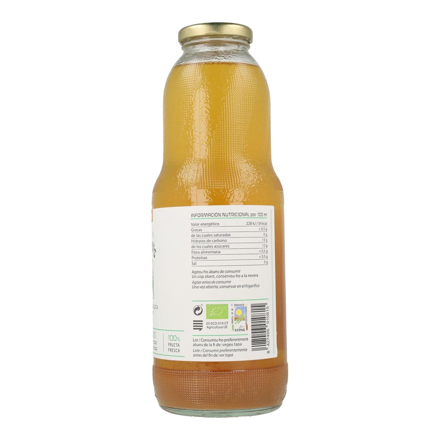Sok jabłkowy niefiltrowany ECO Cal Valls, 1 l