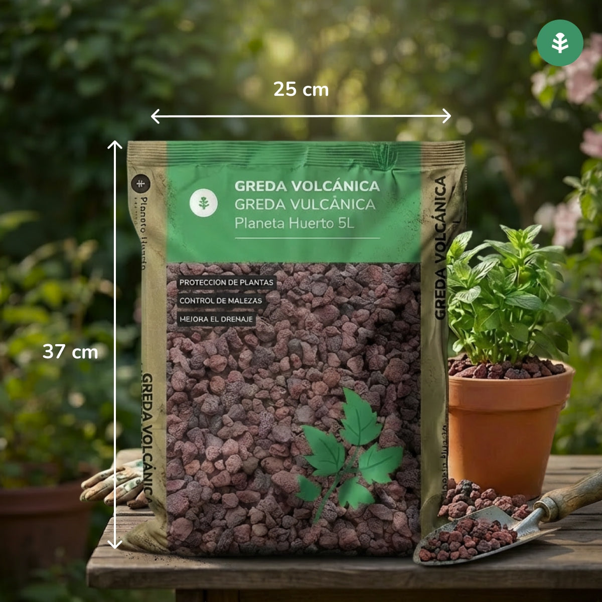 Vulkaniskt fett Planeta Huerto 5 liter