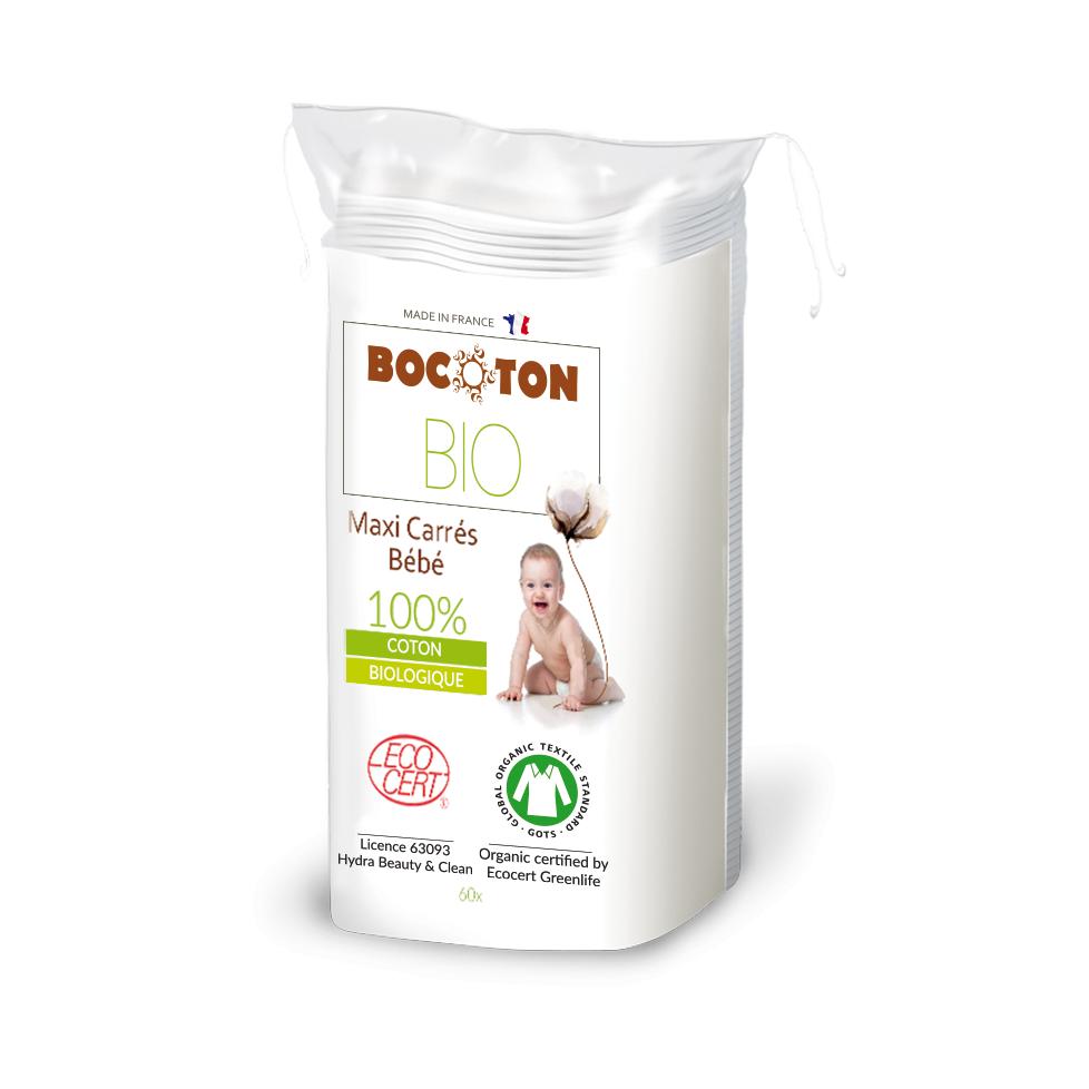 Pack of 12 Maxi Bocoton Baby Cotton Buds, 60 units