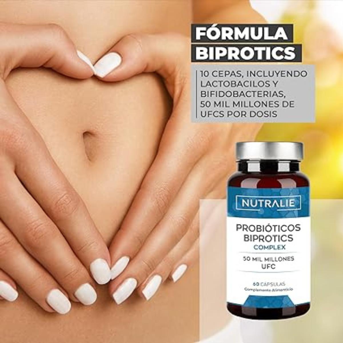 Nutralie Probiotiques intestinaux 10 souches 60 gélules