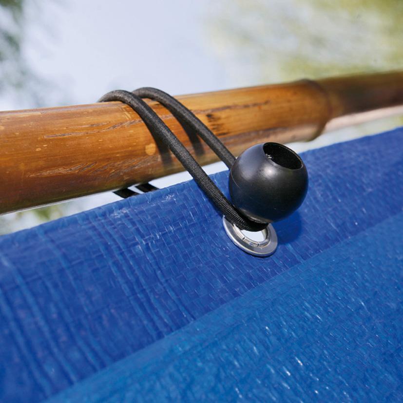 Elastische bevestiging voor luifels Catral Garden 12 stuks