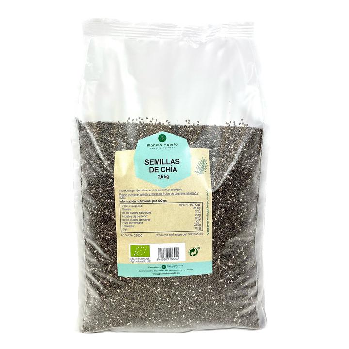 Graines de chia ECO Planeta Huerto 2,5 kg