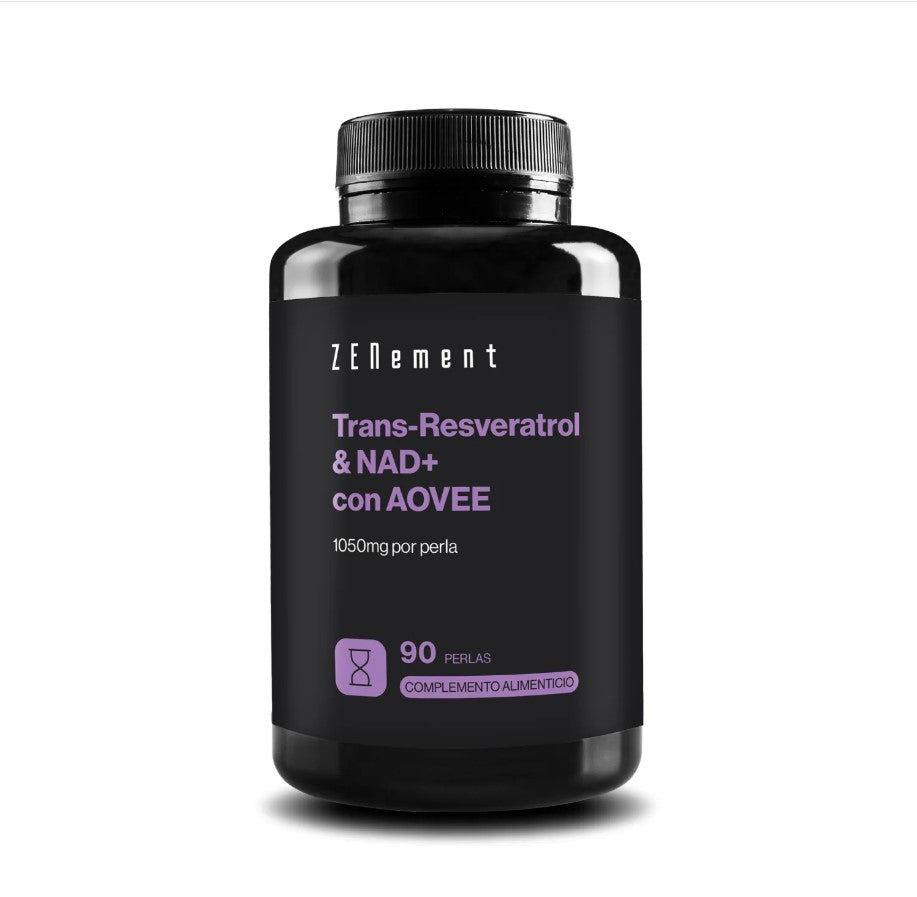 Trans-Resveratrol & NAD+ med AOVE Zenement, 90 tabletter