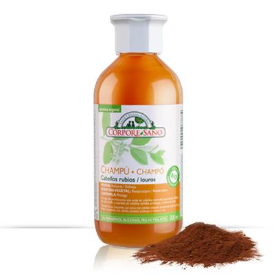 Shampoo per capelli biondi Henna Camomilla Corpore Sano 300 ml