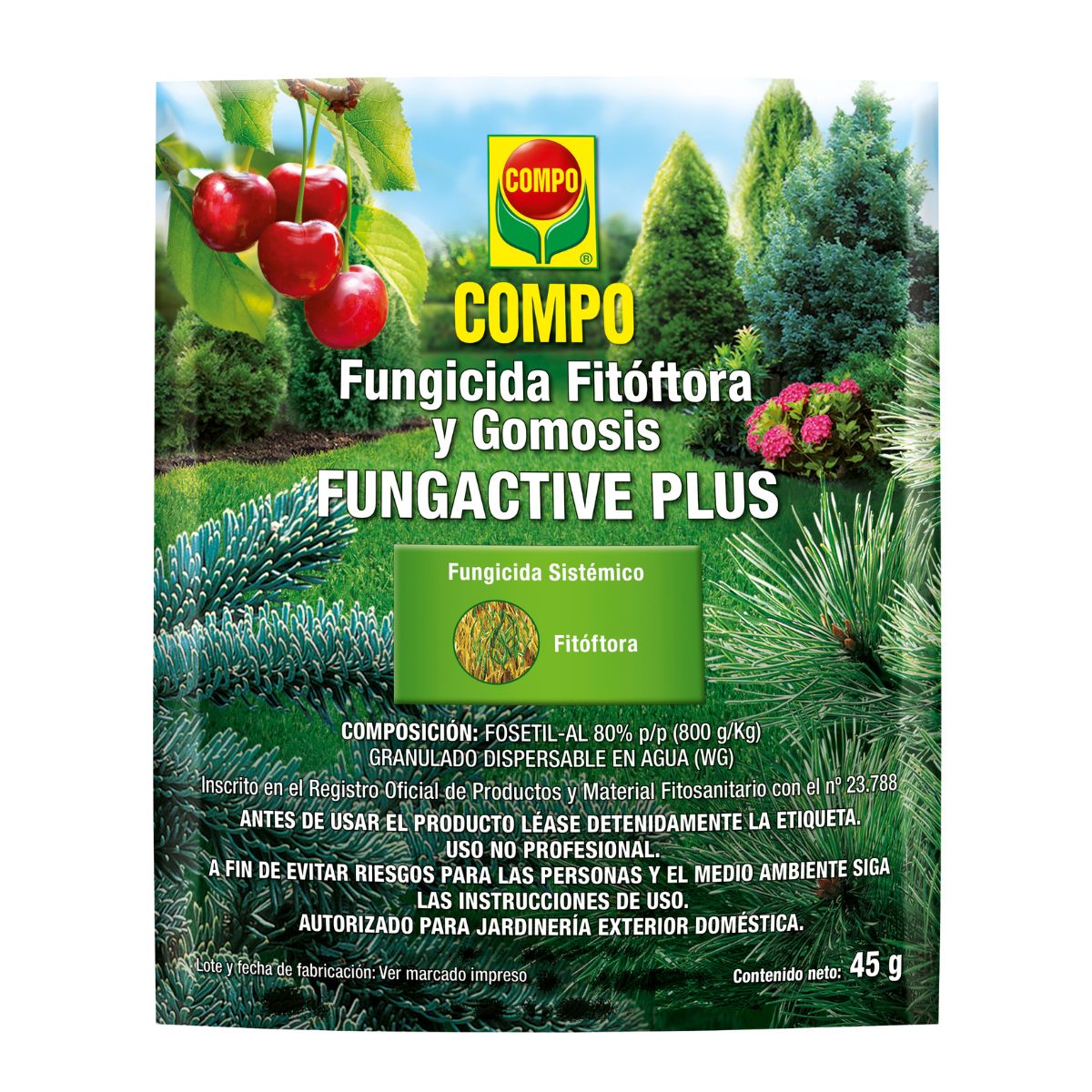 Compo Fungicide tegen Phytophthora en gomziekte 45 g