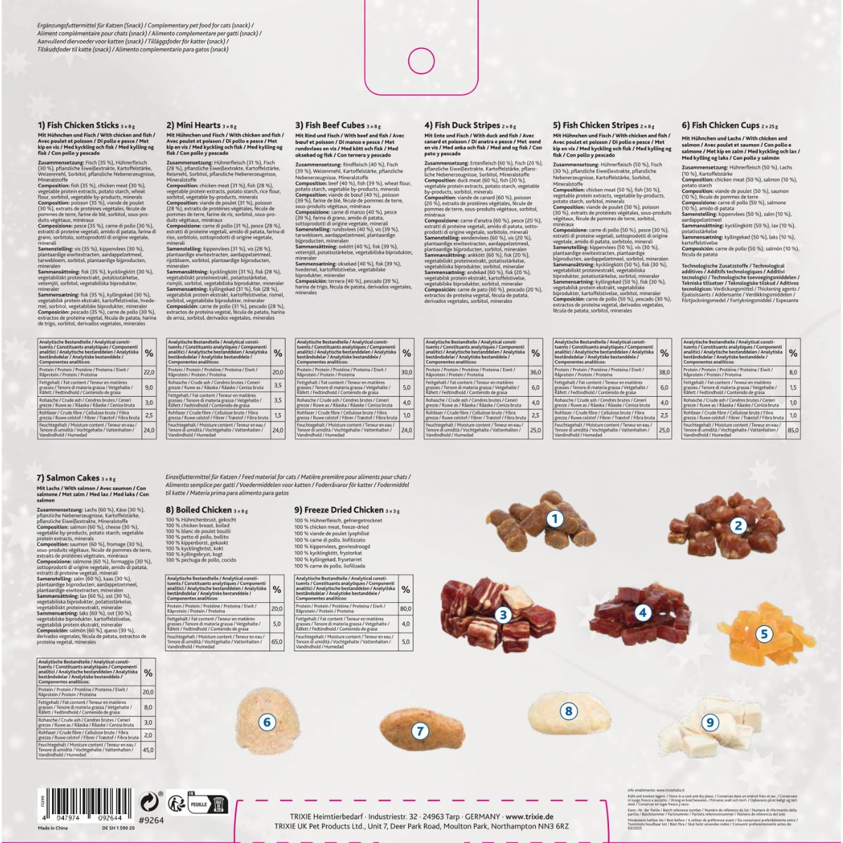 Calendrier de l'Avent pour chats Prix Trixie