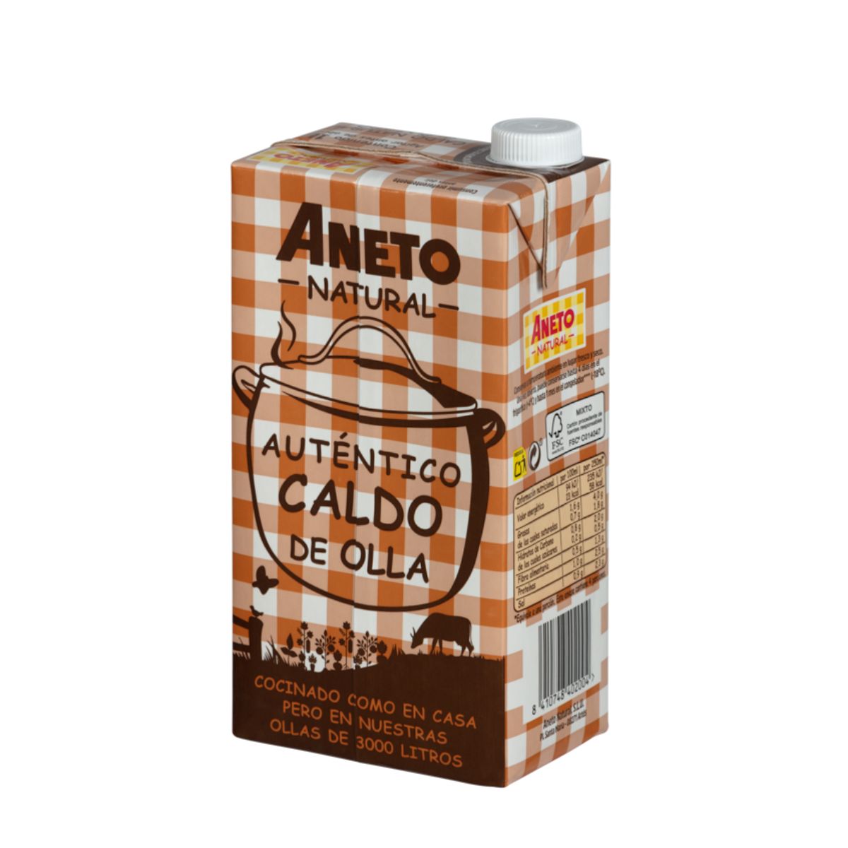 Aneto Natural Stew Broth, 1L