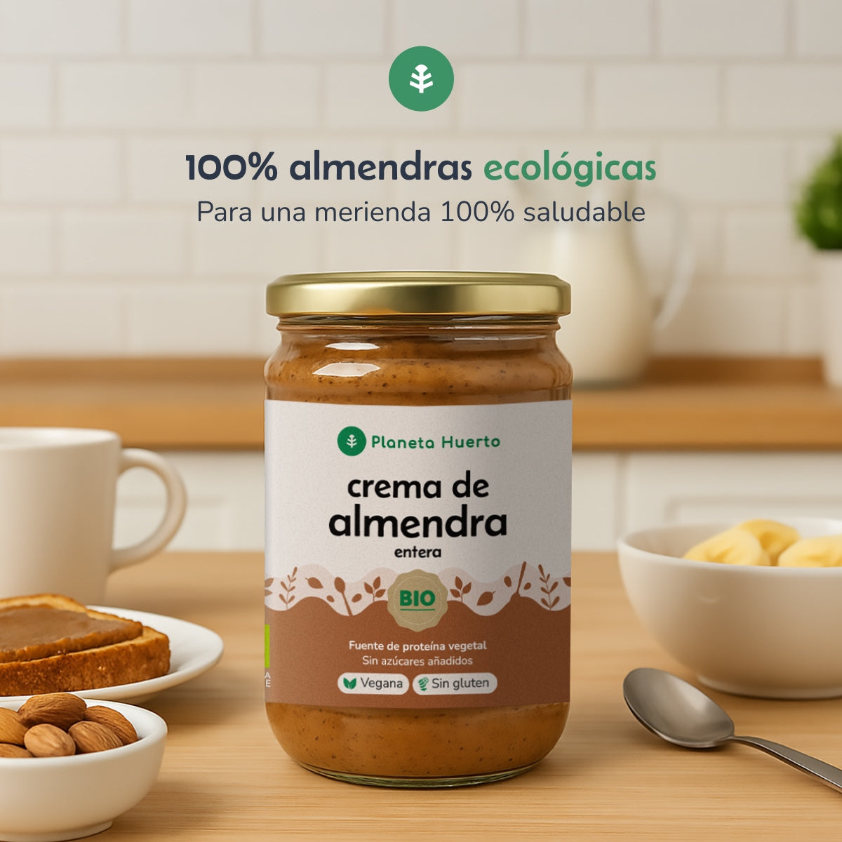 Krem z całych migdałów ECO Planeta Huerto 350 g