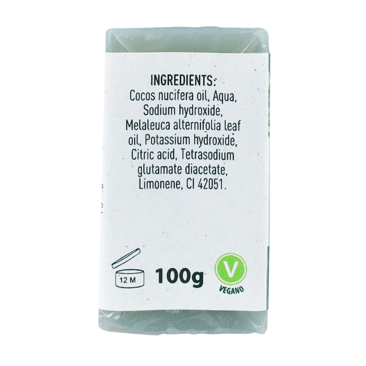 Natuurlijke tea tree zeep (TTO) Sol Natural 100 g