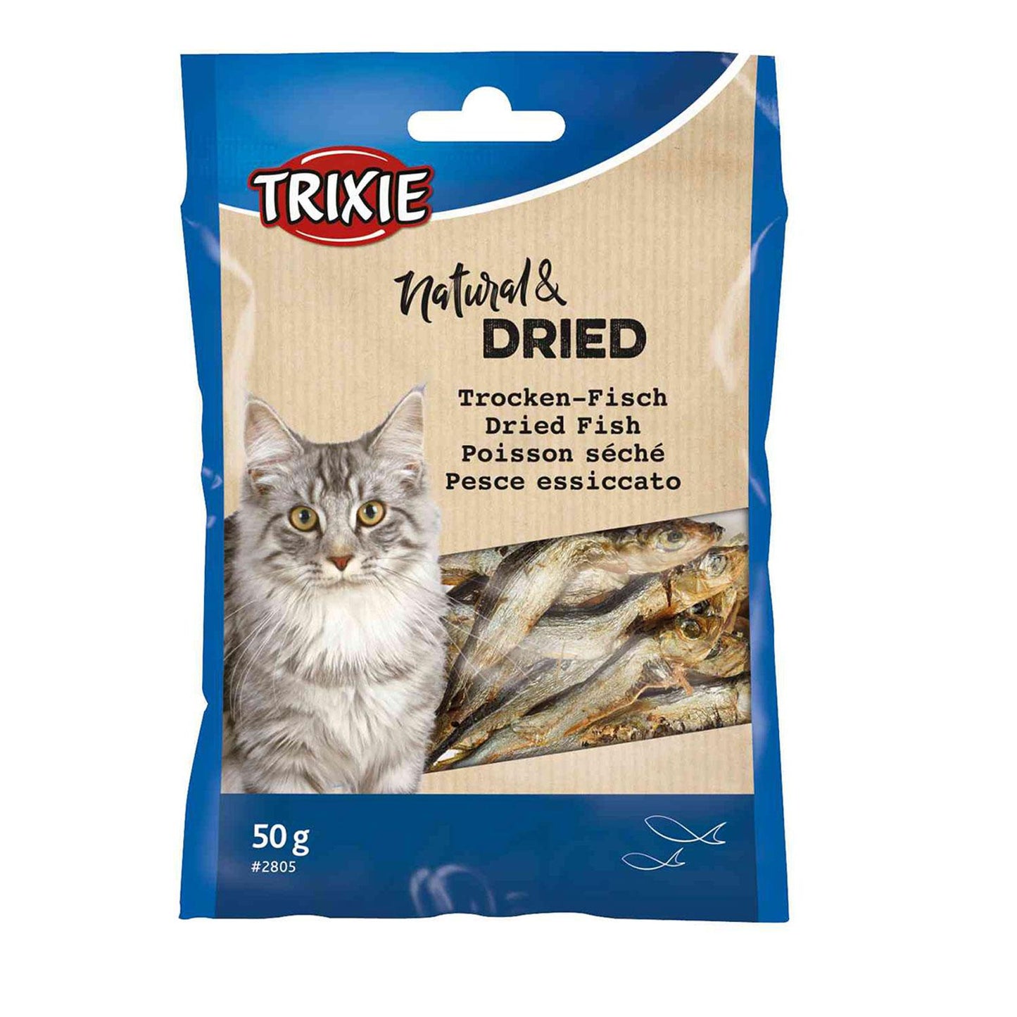 Trixie Getrocknete Sardellen für Katzen, 50 g