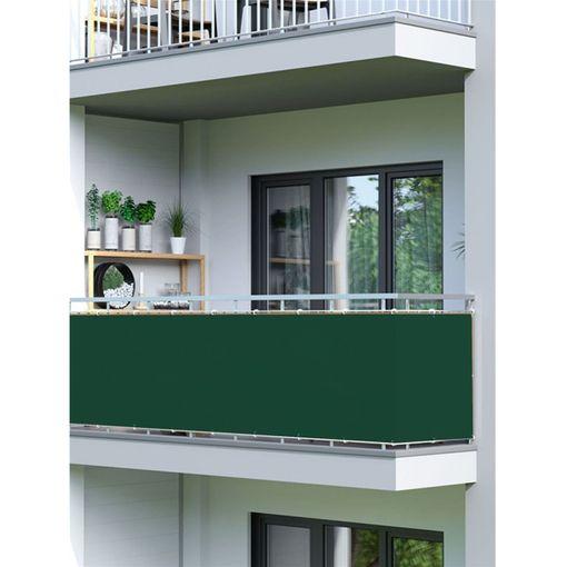 Balconnet 0,90 x 5 m donkergroen - Faura