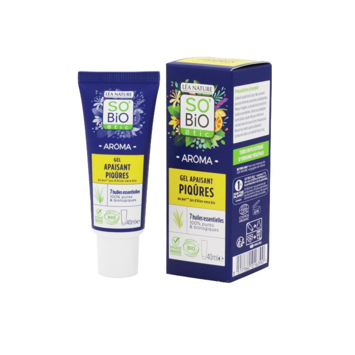 Lugnande gel efter insektsbett So'Bio étic 40 ml