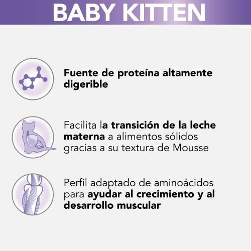 PRO PLAN Kot Puszka Moussen Baby Kitten Bogate w kurczaka 85 g