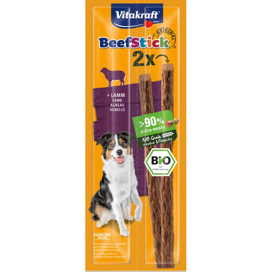 Vitakraft Bio Beef Stick Lam 2 stuks