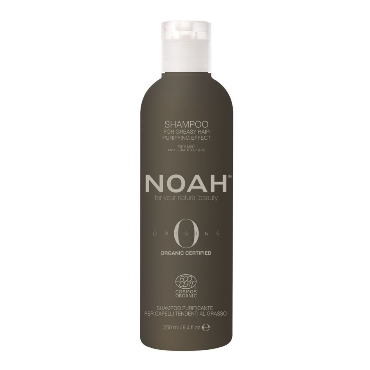 Organiczny szampon oczyszczający Cosmos Noah 250 ml