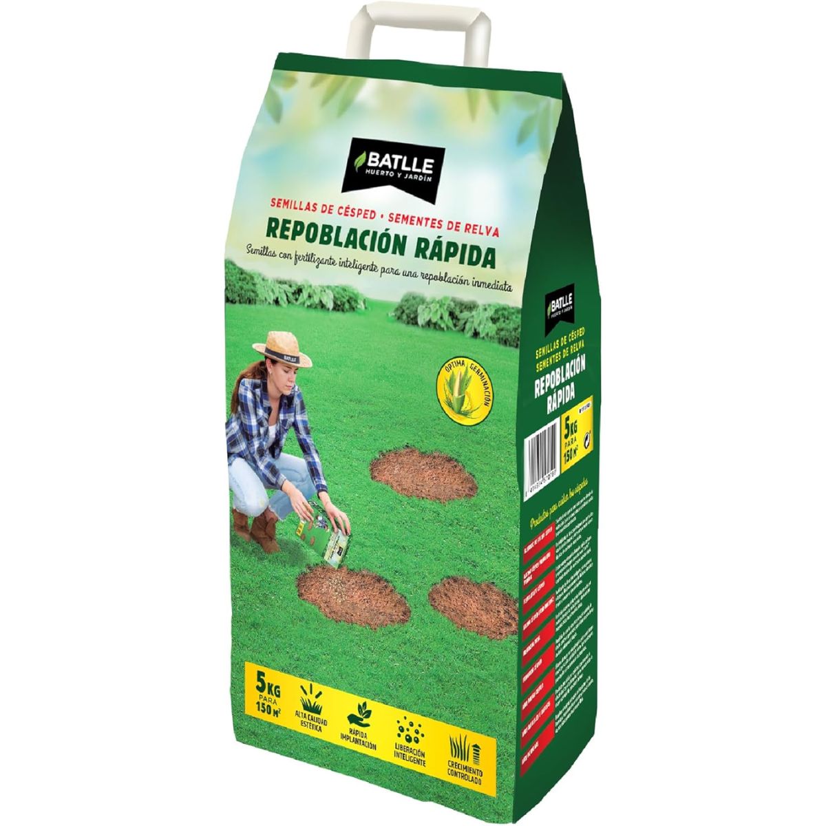 Frön för snabb återplantering av gräsmatta Batlle 5 kg