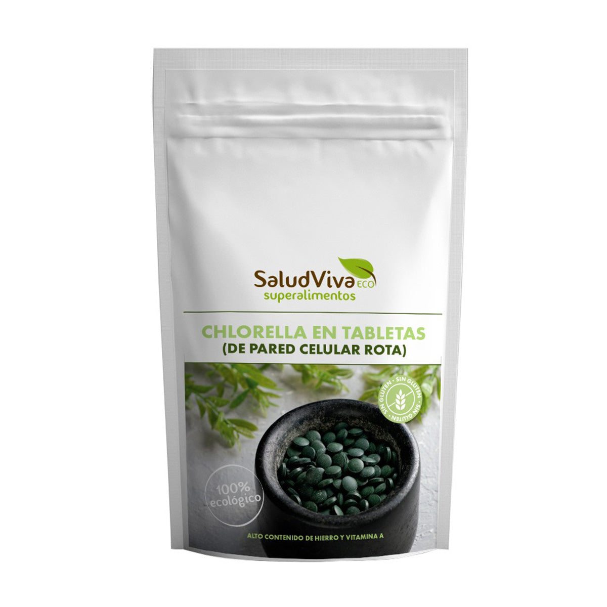 Alga Chlorella en tabletas ECO Salud Viva 125 g