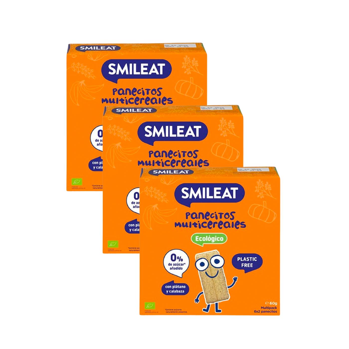 PROMO 3x Multicerealbroodjes Eco Smileat, 60 g