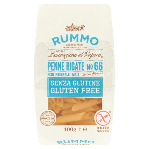 Pasta Penne Rigate SIN Gluten Nº66 Rummo 400g