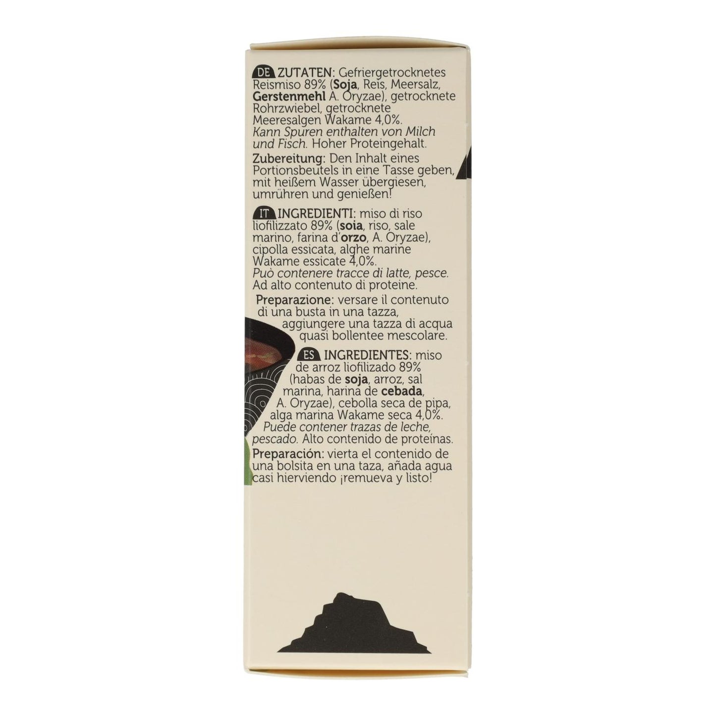 Sopa de Miso Instantánea tradicional ECO Lima 4x10gr