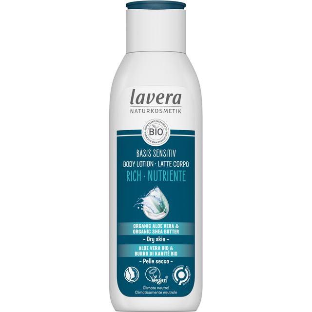 Reichhaltige, pflegende Körperlotion Basis Sensitiv, Lavera 250 ml
