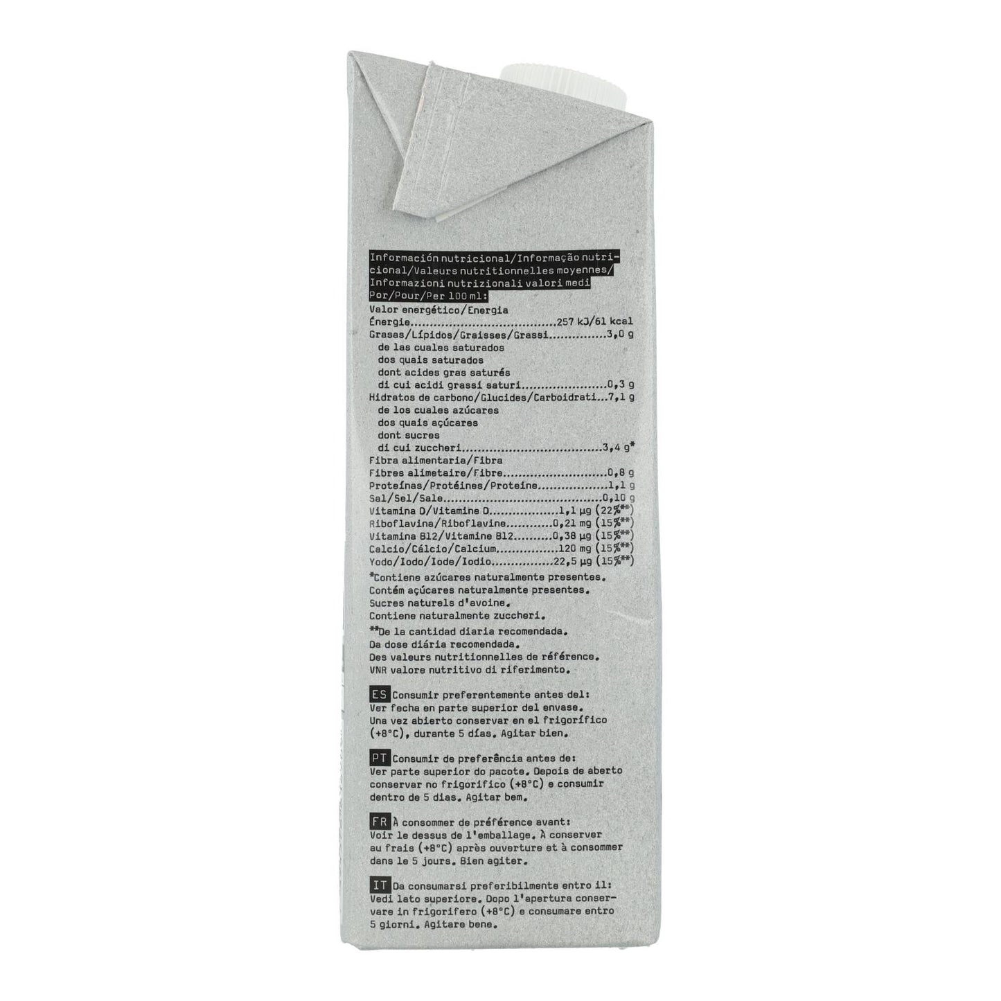 Boisson à l'avoine Barista Oatly 1 L