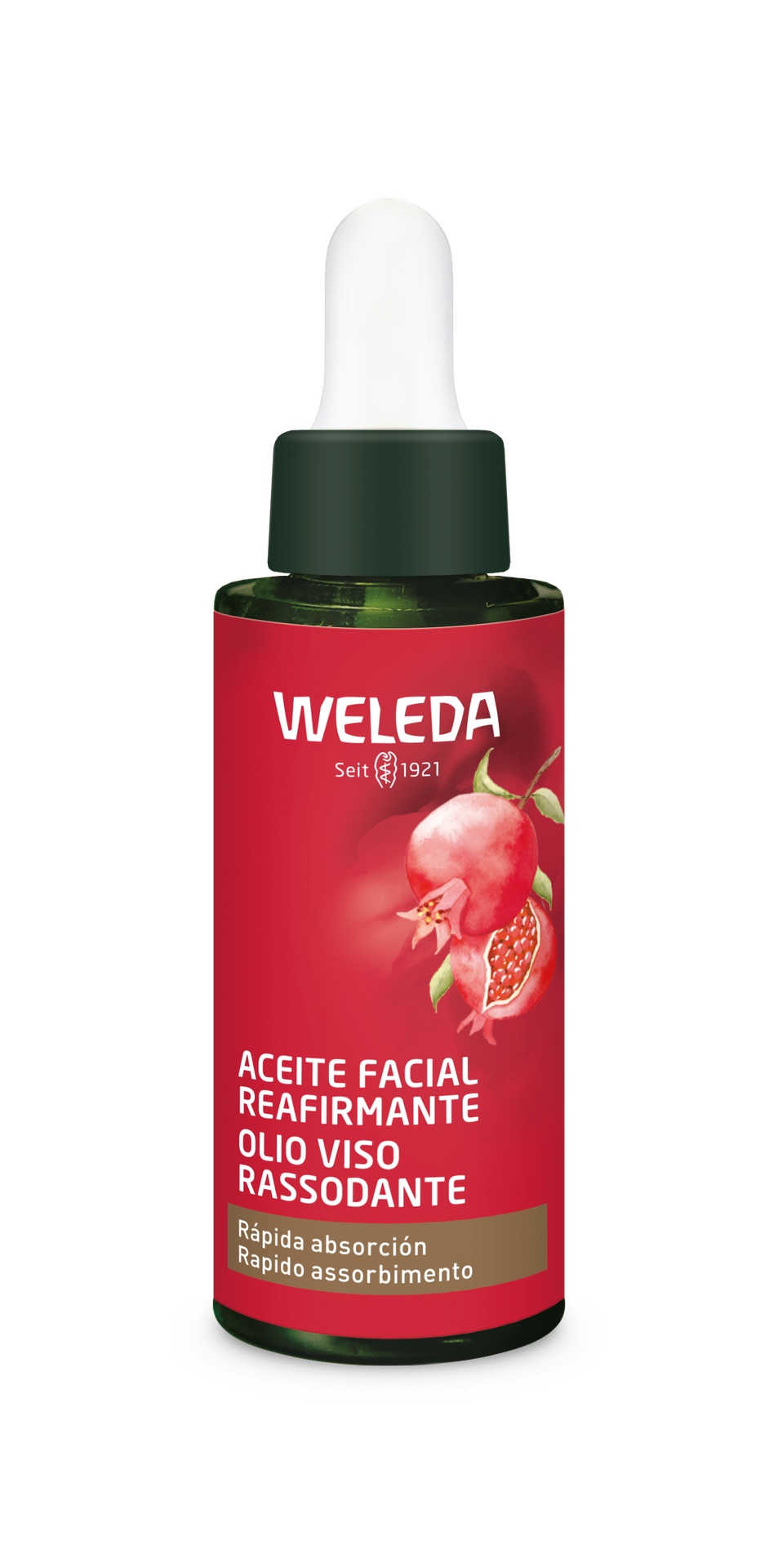 Verstevigende gezichtsserumolie van granaatappel Weleda 30 ml